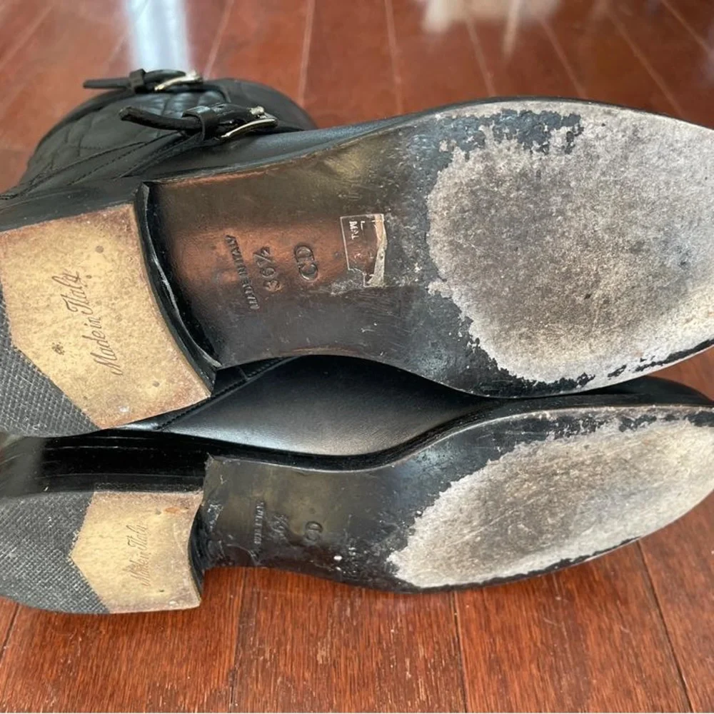 Christian Dior leather women shoes size 36.5 - Picture 6 of 7